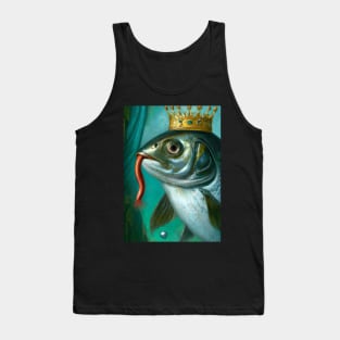 Fish with a Crown Tank Top